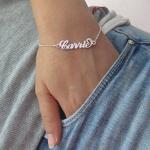 Classic Silver Name Bracelet