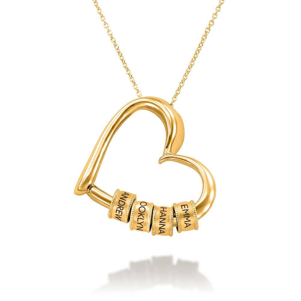 Charming Heart Necklace in Gold