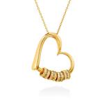 Charming Heart Necklace in Gold