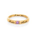 Devotion Promise Ring in Gold