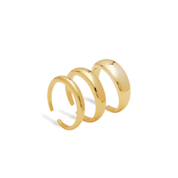 Domed Ring Stack