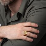 Heritage Initial Ring for Men