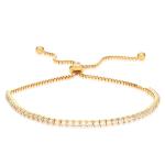 Adjustable Tennis Gold Bracelet