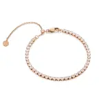 Adjustable Tennis Rose Gold Bracelet