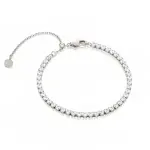 Adjustable Tennis Silver Bracelet