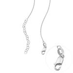 Infinity Name Necklace with Diamond in Silver