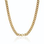 Gold Initial Choker Necklace