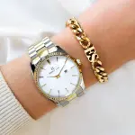 Gold Initial Curb Bracelet