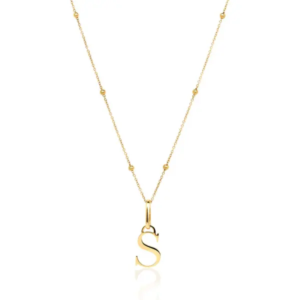 Gold Initial Necklace