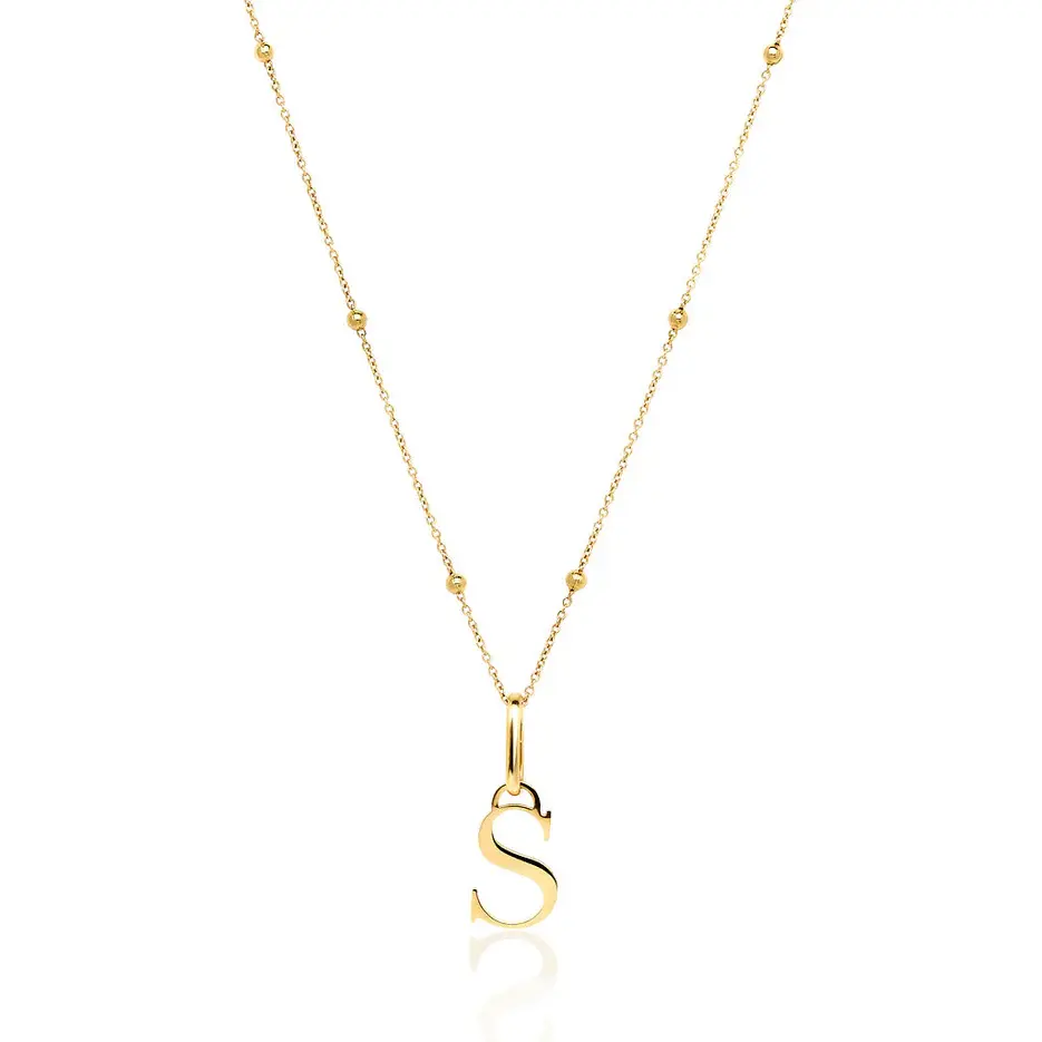 Gold Initial Necklace