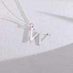 Silver Initial Necklace