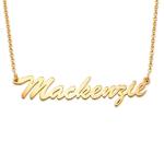 Classic Name Necklace in Gold