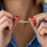 Classic Name Necklace in Rose Gold