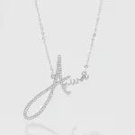 Sydney Custom Name Necklace Silver