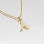 Kayla Initial Necklace Gold