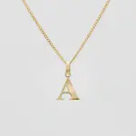 Kayla Initial Necklace Gold