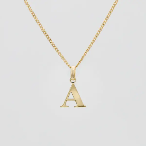 Kayla Initial Necklace Gold