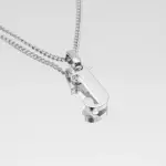 Kayla Initial Necklace Silver