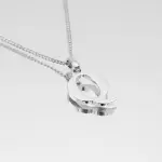 Kayla Initial Necklace Silver