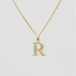 Kayla Initial Necklace Gold