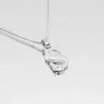 Kayla Initial Necklace Silver