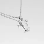 Kayla Initial Necklace Silver