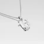 Kayla Initial Necklace Silver