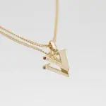 Kayla Initial Necklace Gold