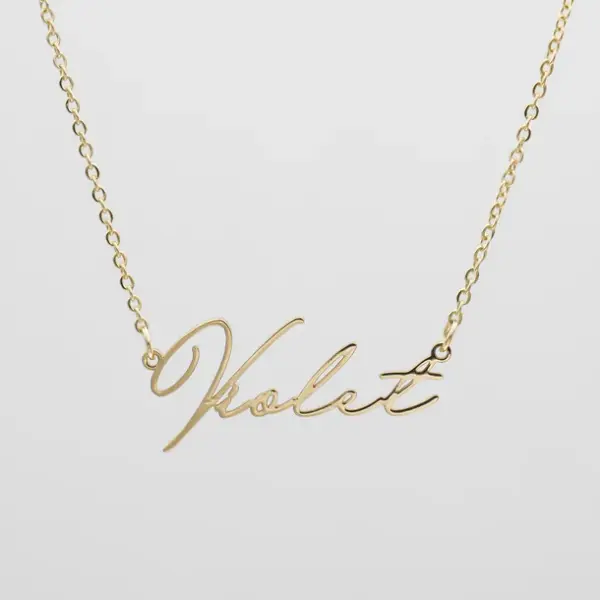 Valencia Custom Name Necklace