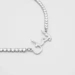 ICY Arabic Name Necklace Silver