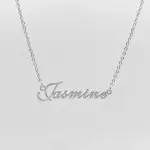 Siena Personalised Name Necklace Silver