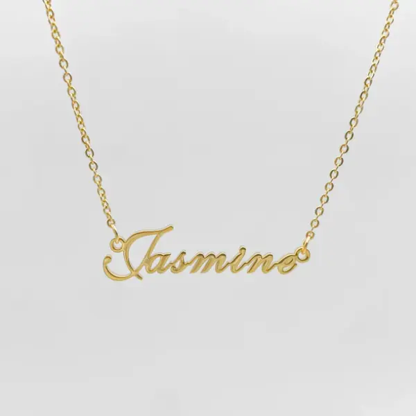 Siena Personalised Name Necklace Gold