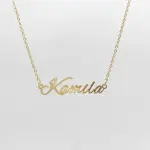 Venice Custom Name Necklace Gold