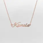 Venice Custom Name Necklace Rose Gold