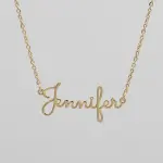 London Name Necklace Rose Gold