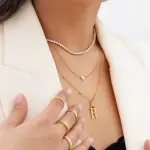 Gold Initial Necklace