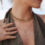 Gold Initial Necklace