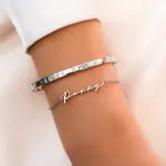 Signature Name Bracelet in Silver