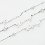 Signature Name Bracelet in Silver