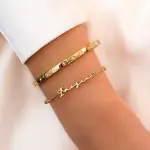 Signature Name Bracelet in Gold