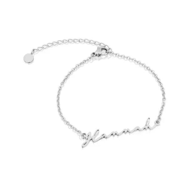 Signature Name Bracelet in Silver