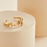 Signature Name Ring