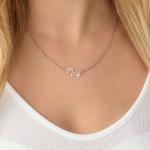 Tiny Cursive Name Necklace in Rose Gold