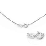 Two Hearts Forever One Necklace with Diamonds in Silver